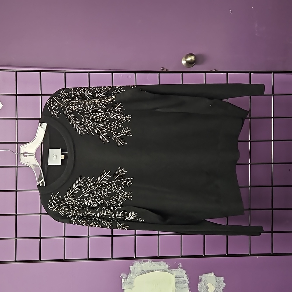 💙 women's sweater LIV Milano blk L